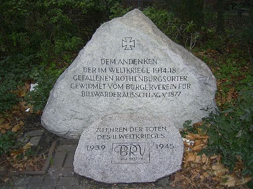 War Memorial Rothenburgsort
