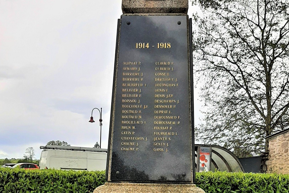 War Memorial Veyrac #3