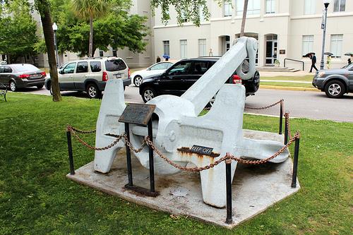Anchor of the U.S.S. Coral Sea