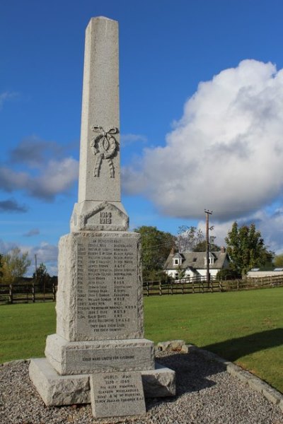 War Memorial Corsock and Kirkpatrick Durham