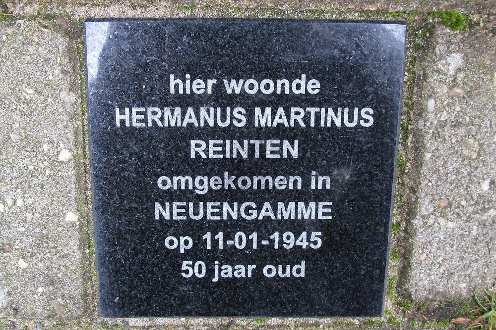 Memorial Stone Vermeerstraat 42