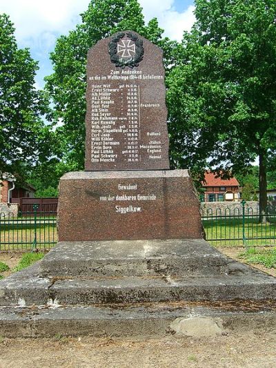 War Memorial Siggelkow