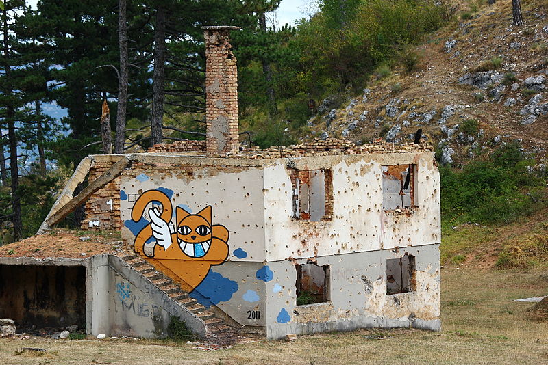 Verwoest Huis Sarajevo