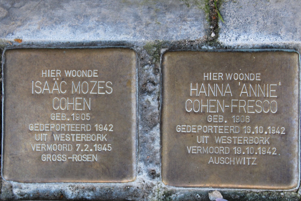 Stolpersteine Berberisstraat 20 #2