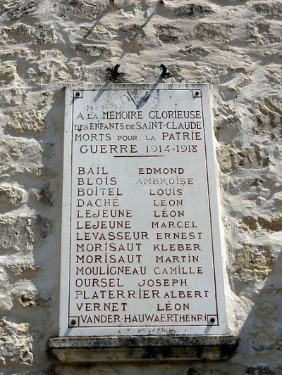 War Memorial Saint-Claude