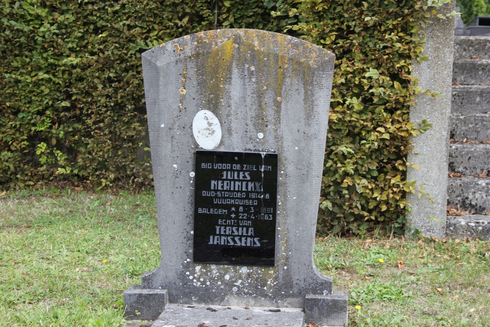 Belgian Graves Veterans Balegem Old Cemetery Cemetery Vrijhem #5