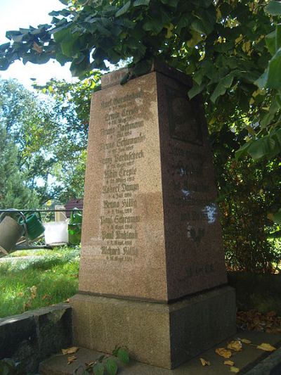War Memorial Grodittmannsdorf