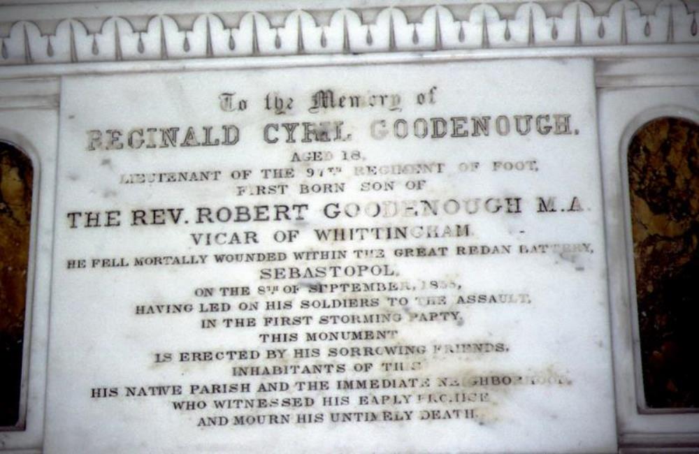 Memorial Lieutenant Reginald Cyril Goodenough
