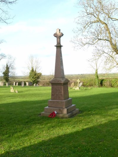 War Memorial Nether Broughton