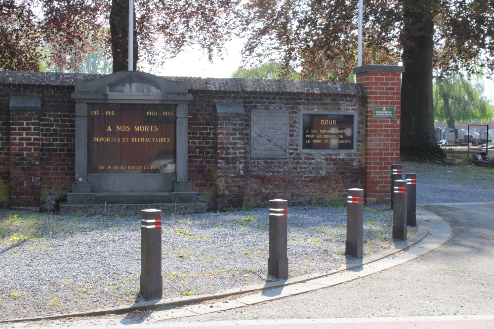 War Memorials Cemetery Dour