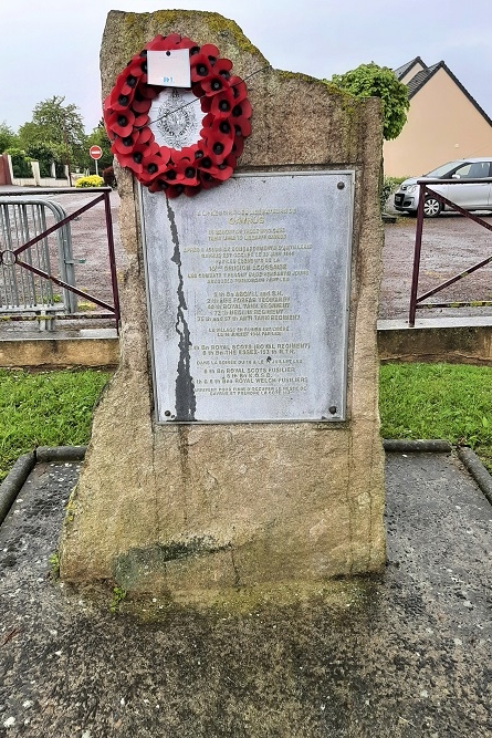 Memorial 15th Scottish Infantry Division Gavrus #2