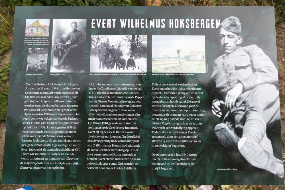 Information Sign Evert Wilhelmus Hoksbergen