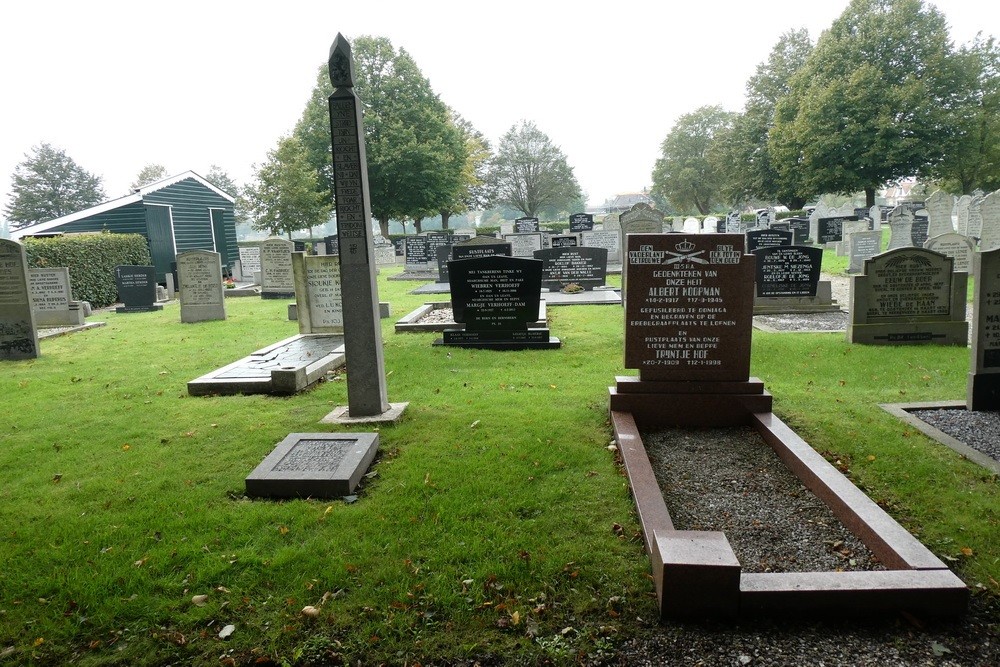 Memorial Albert Koopman Churchyard Echten #2