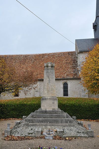 Oorlogsmonument Bouilly-en-Gtinais