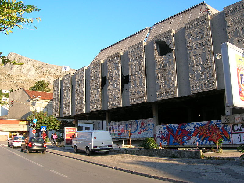Destroyed Building Mostar