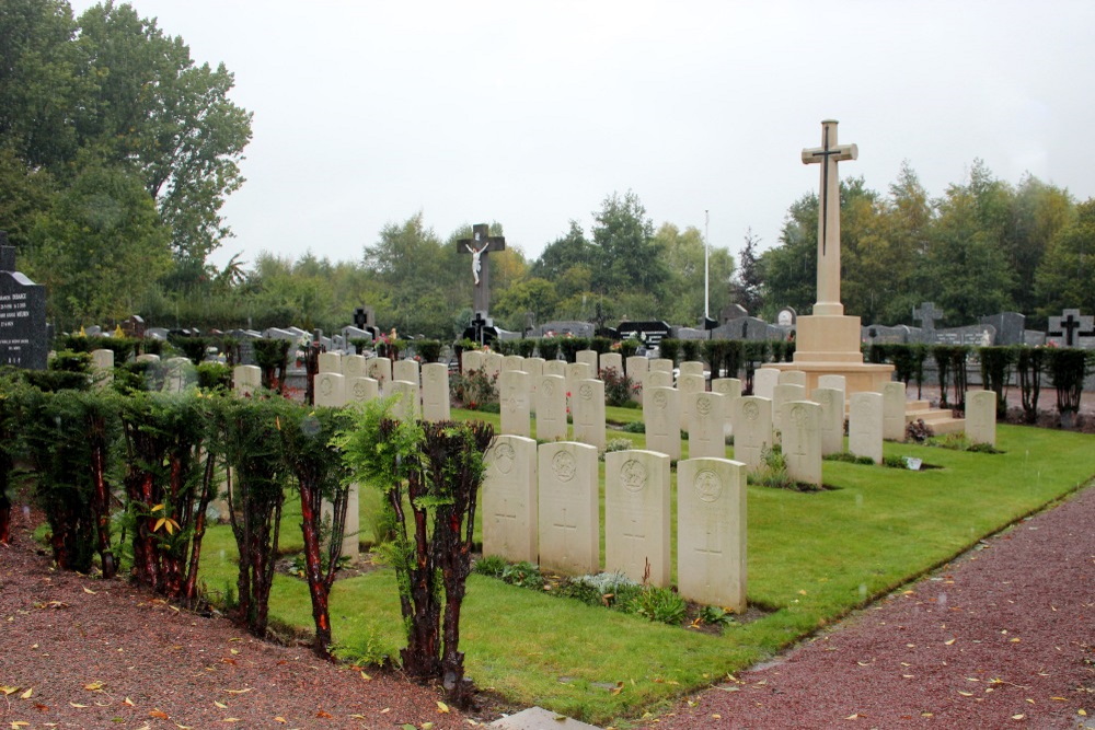 Commonwealth War Graves Sailly-sur-la-Lys
