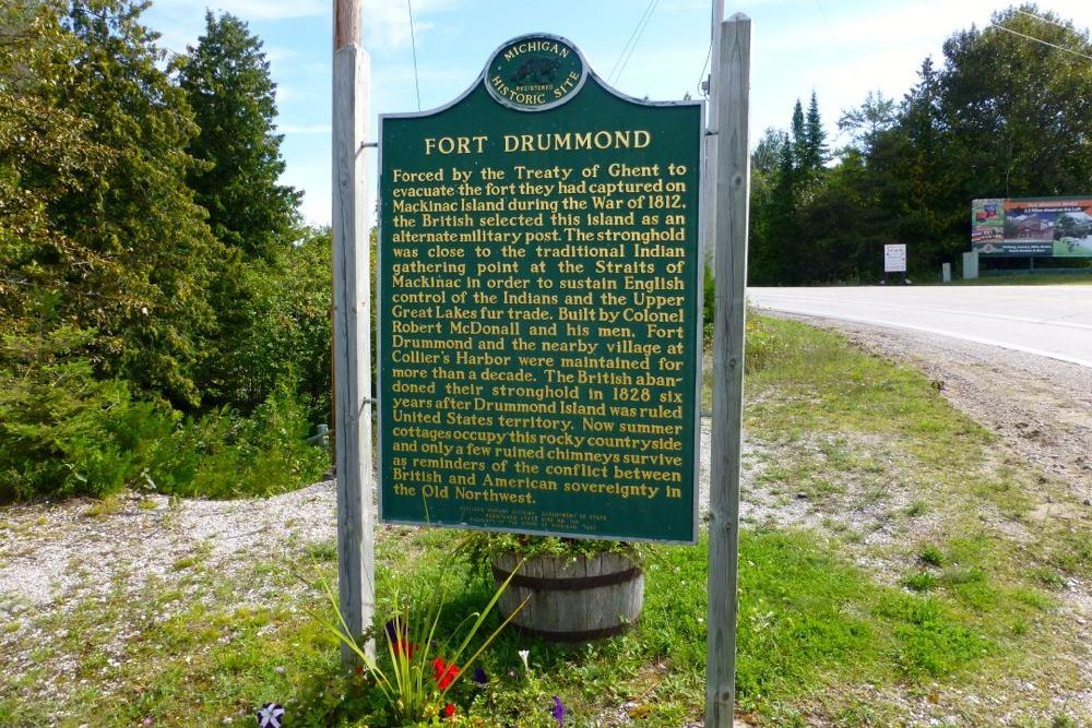Informatiebord Fort Drummond