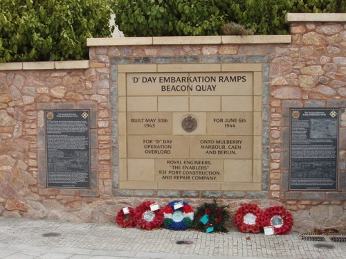 Memorial Embarkation Ramps D-Day Beacon Quay