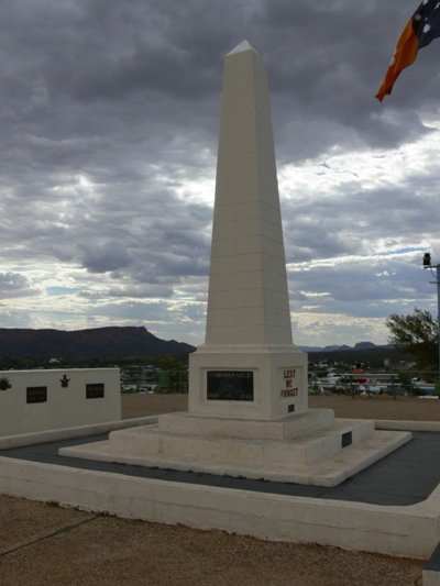 ANZAC Monument Alice Springs