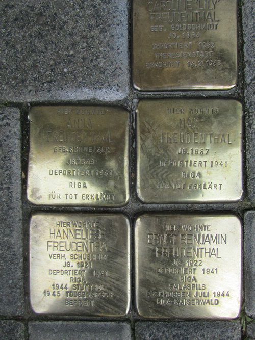 Stolpersteine Friesenwall 96 - 98 #4