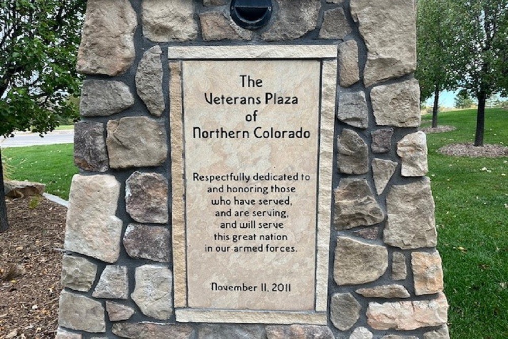 Gedenkteken The Veterans Plaza of Northern Colorado