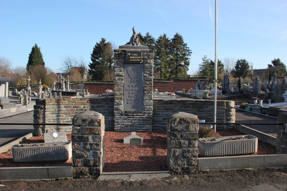 Oorlogsmonument Begraafplaats Boncelles	