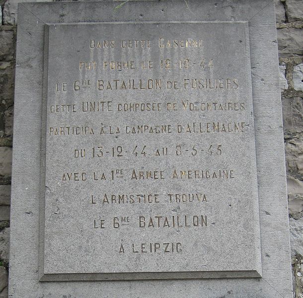 Monument 6e Bataillon Fusiliers
