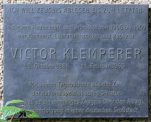 Gedenkteken Victor Klemperer