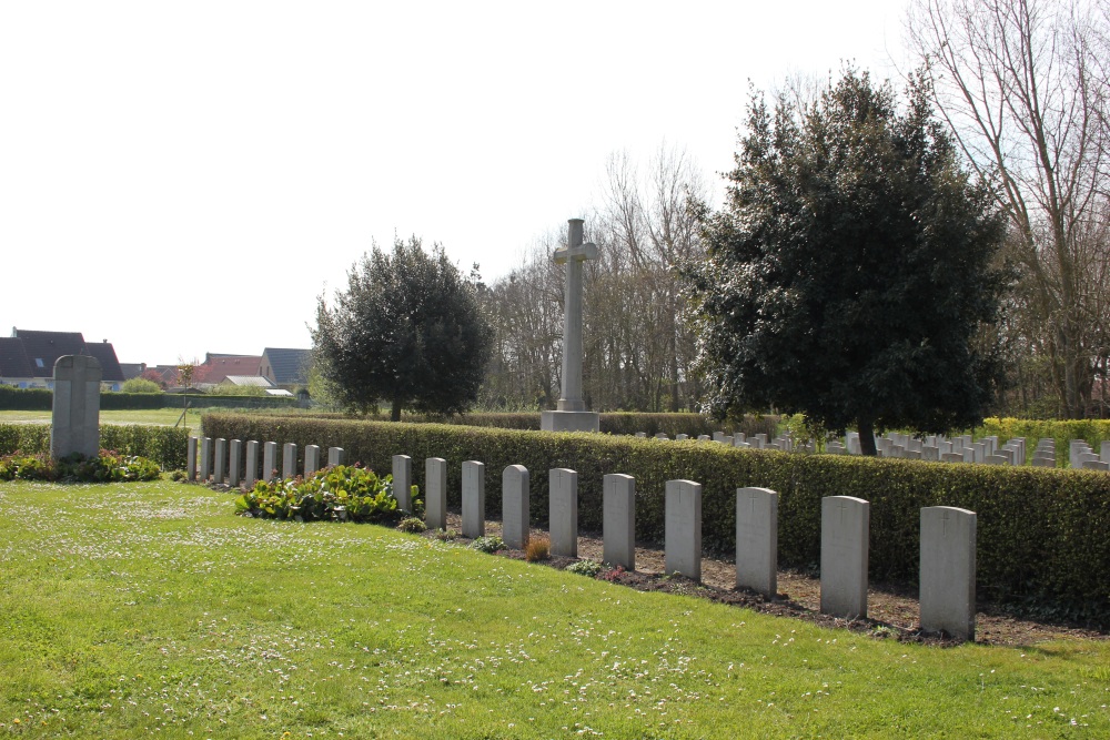 Belgische Oorlogsgraven Oye Plage