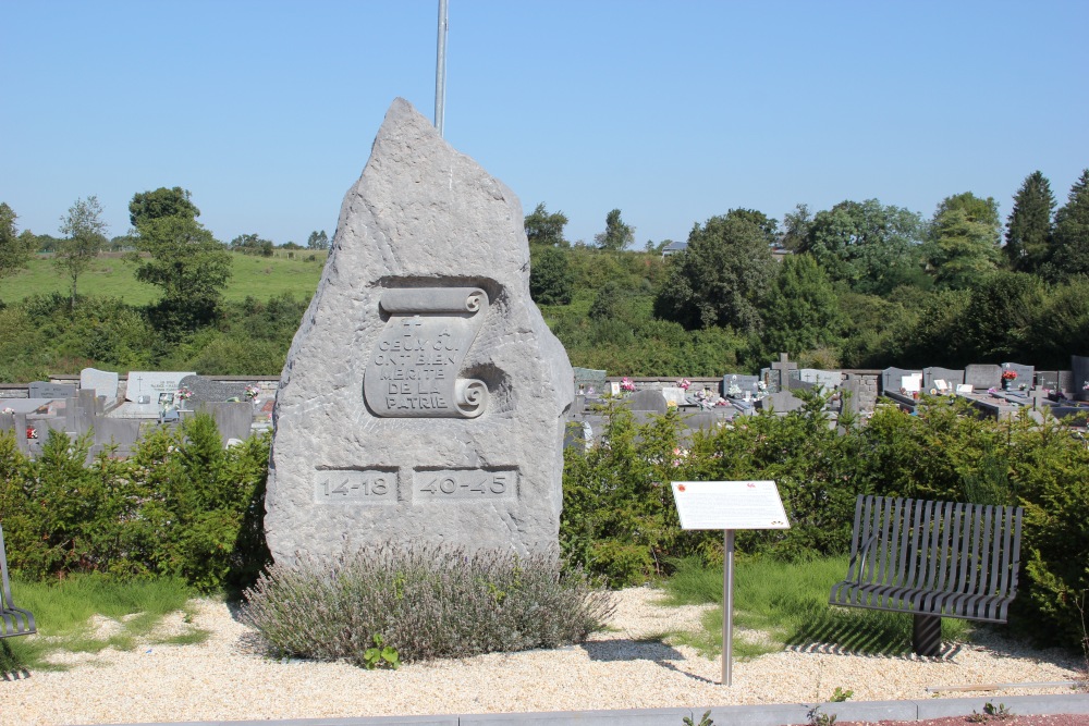 Oorlogsmonument Begraafplaats Xhoris