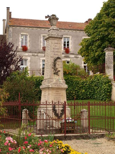 War Memorial Saints-en-Puisaye