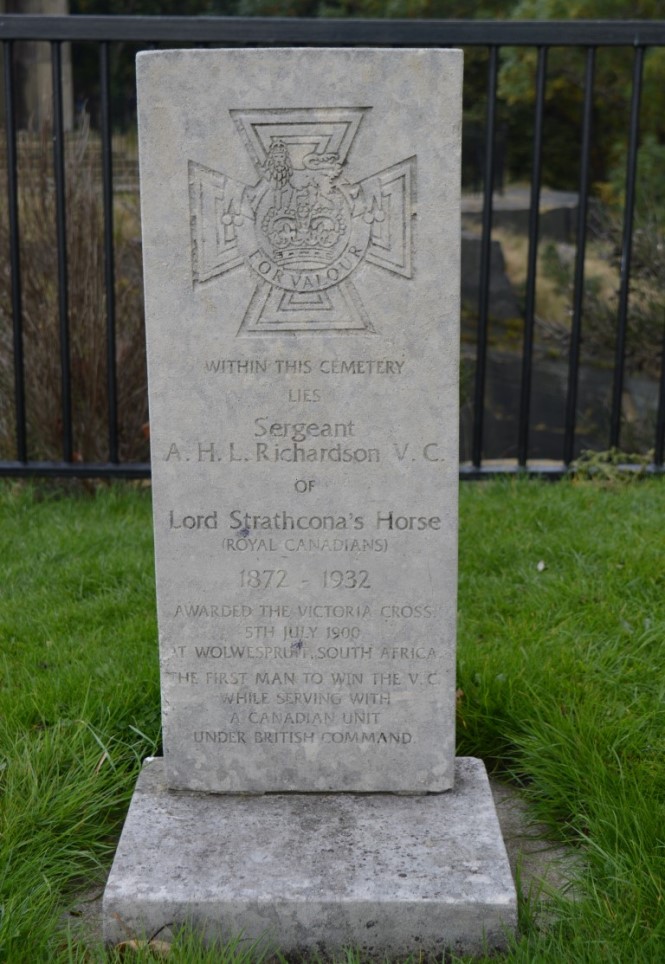 Memorial Sergeant A.H.L Richardson VC