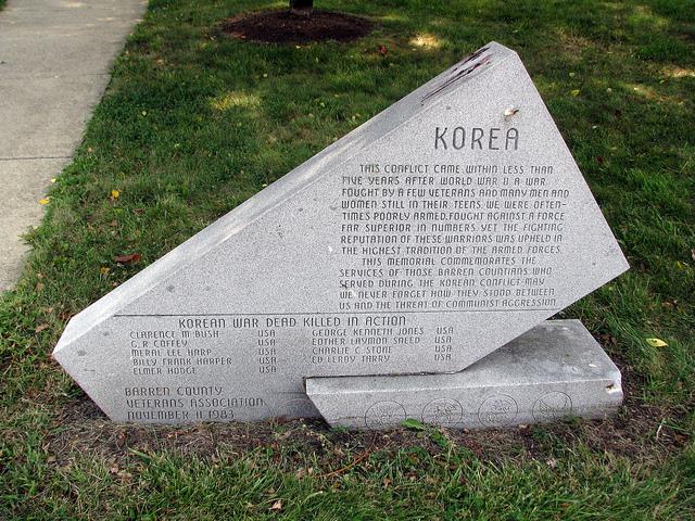 Korean War Memorial Barren County