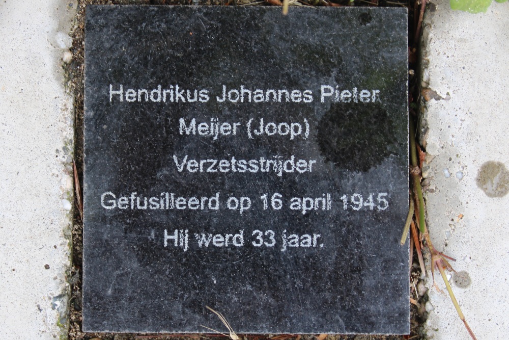 Memorial Stone Frank van Borselenlaan 8 #2