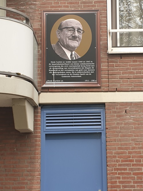 Memorial Plates Spaarndammerbuurt Henk Curirekade #3