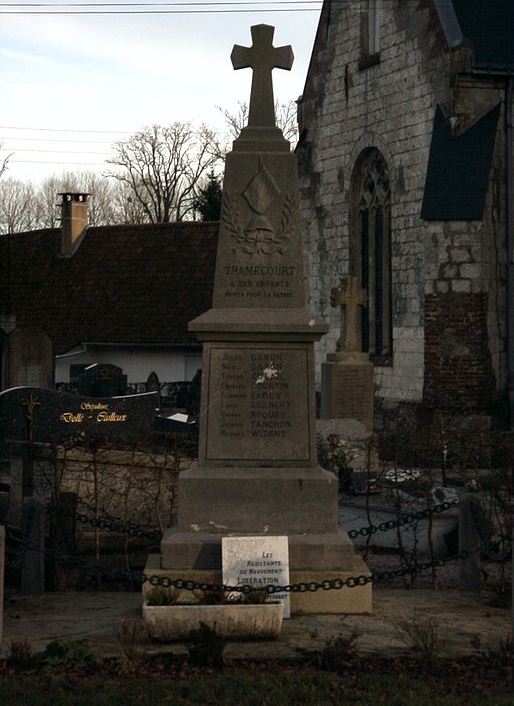 Monument Eerste Wereldoorlog Tramecourt