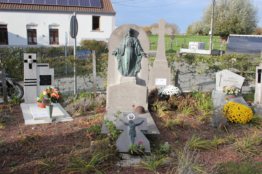 Belgische Oorlogsgraven Ellignies-lez-Frasnes	