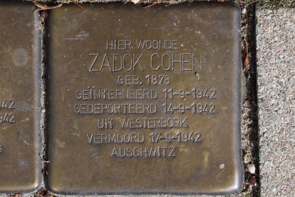 Stolpersteine Jacob Catskade 16 #3