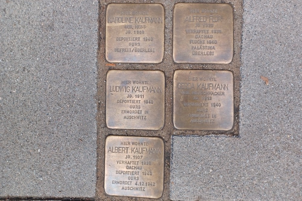 Stolpersteine Rohrbacher Strae 18