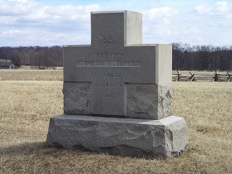 139th Pennsylvania Volunteer Infantry Regiment Monument