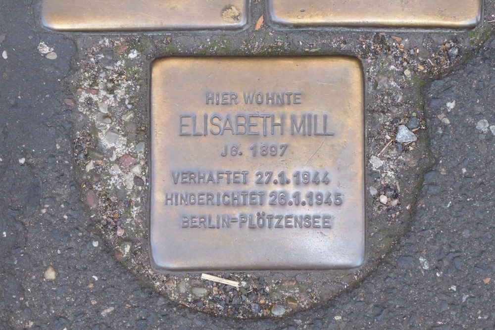 Stolpersteine Elisenstrae 10 #3