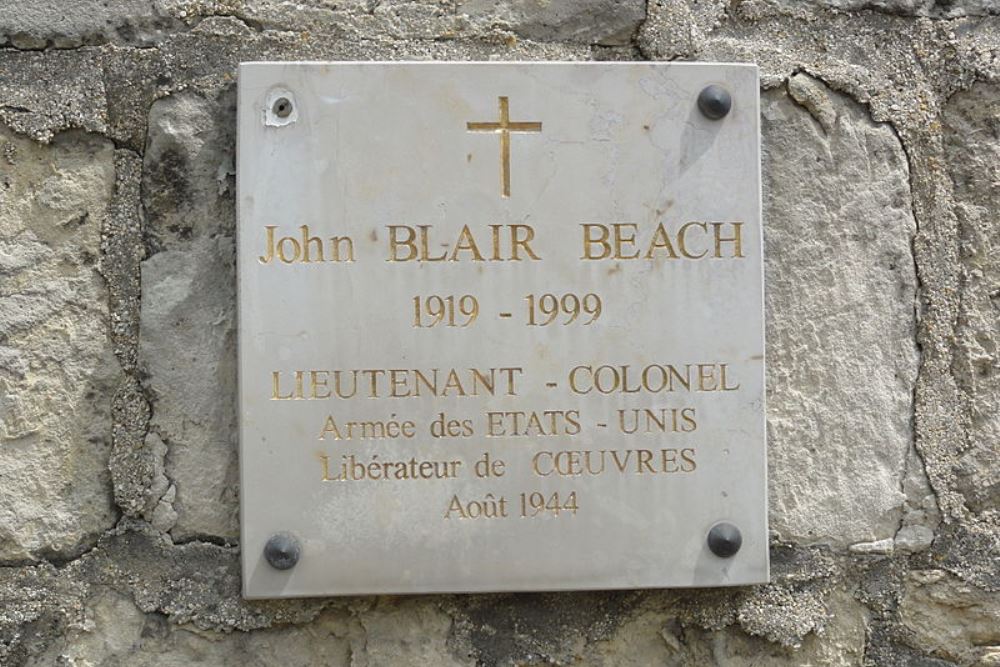 Memorial Lt. Col. John Blair Beach