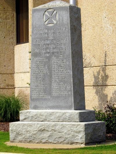 World War II Memorial Wayne County