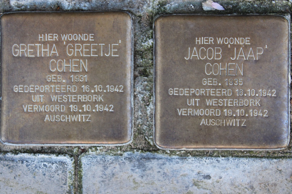 Stolpersteine Berberisstraat 20 #3