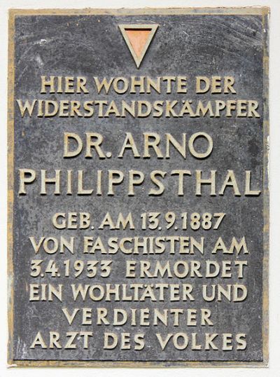 Gedenkteken Arno Philippsthal