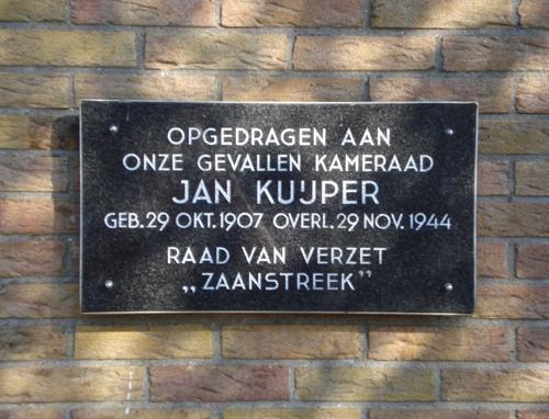 Gedenkteken Jan Kuiper