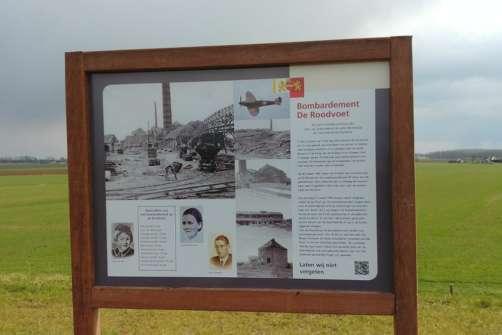 Information Board Bombardment The Roodvoet