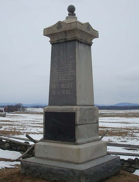12th New Jersey Volunteer Infantry Regiment Monument