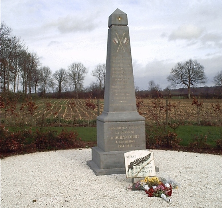 Monument Eerste Wereldoorlog Ochancourt