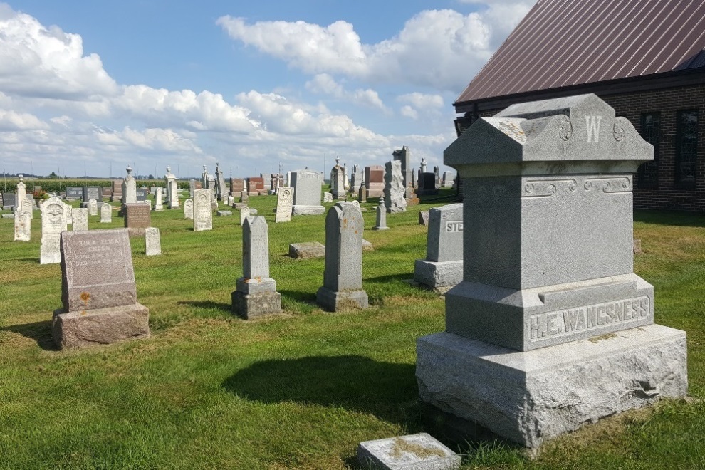 American War Grave Calmar Lutheran Church Cemetery